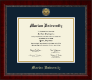 University of South Florida diploma frame - Gold Engraved Medallion Diploma Frame in Sutton