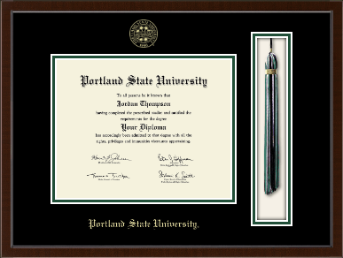 Portland State University diploma frame - Tassel & Cord Diploma Frame in Delta