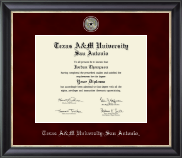 Texas A&M University at San Antonio diploma frame - Regal Diploma Frame in Noir