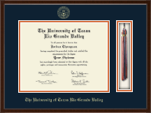 The University of Texas Rio Grande Valley Tassel Edition Diploma Frame in Delta