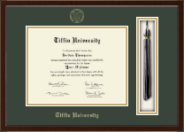 Tiffin University diploma frame - Tassel & Cord Diploma Frame in Delta