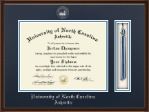 University of North Carolina Asheville diploma frame - Tassel & Cord Diploma Frame in Delta