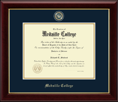 Medaille College diploma frame - Masterpiece Medallion Diploma Frame in Gallery