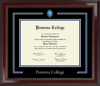Pomona College diploma frame - Showcase Edition Diploma Frame in Encore