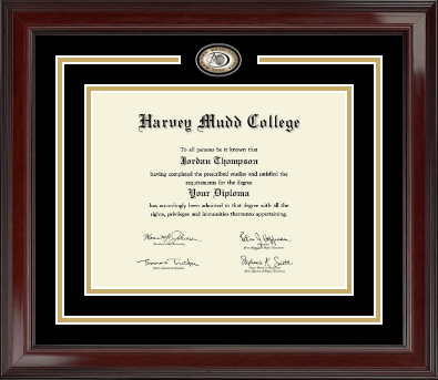 Harvey Mudd College diploma frame - Showcase Edition Diploma Frame in Encore