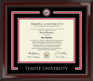 Temple University diploma frame - Showcase Edition Diploma Frame in Encore