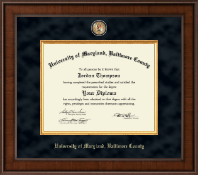 University of Maryland, Baltimore County Presidential Masterpiece Diploma Frame in Madison