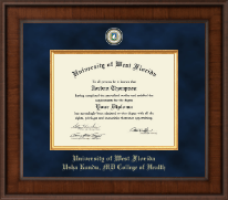 University of West Florida diploma frame - Presidential Masterpiece Diploma Frame in Madison