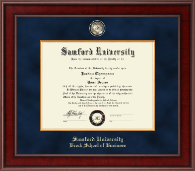 Samford University diploma frame - Presidential Masterpiece Diploma Frame in Jefferson