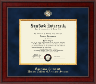 Samford University diploma frame - Presidential Masterpiece Diploma Frame in Jefferson