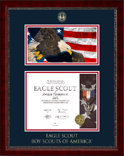 Boy Scouts of America certificate frame - Eagle Scout Certificate Frame with Photo in Sutton
