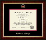 Grinnell College diploma frame - Masterpiece Medallion Diploma Frame in Murano