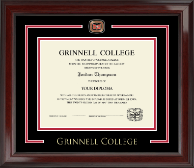 Grinnell College diploma frame - Showcase Edition Diploma Frame in Encore