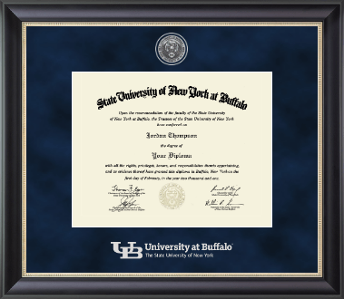 University at Buffalo diploma frame - Regal Edition Diploma Frame in Noir