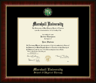 Marshall University diploma frame - Masterpiece Medallion Diploma Frame in Murano