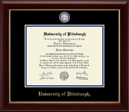 University of Pittsburgh at Bradford diploma frame - Masterpiece Medallion Diploma Frame in Gallery