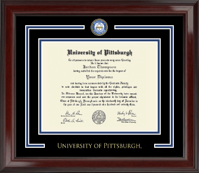 University of Pittsburgh at Bradford diploma frame - Showcase Edition Diploma Frame in Encore