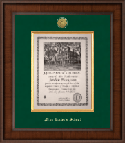 Miss Porter's School diploma frame - Presidential Gold Engraved Diploma Frame in Madison