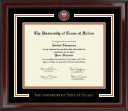 The University of Texas at Dallas diploma frame - Showcase Edition Diploma Frame in Encore