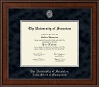 The University of Scranton diploma frame - Presidential Masterpiece Diploma Frame in Madison