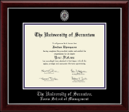 The University of Scranton diploma frame - Masterpiece Medallion Diploma Frame in Gallery Silver
