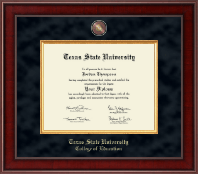 Texas State University diploma frame - Presidential Masterpiece Diploma Frame in Jefferson