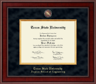 Texas State University diploma frame - Presidential Masterpiece Diploma Frame in Jefferson