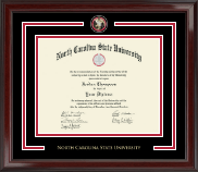 North Carolina State University diploma frame - Showcase Edition Diploma Frame in Encore