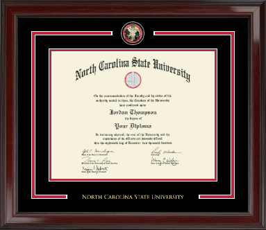 North Carolina State University diploma frame - Showcase Edition Diploma Frame in Encore