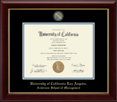 University of California Los Angeles diploma frame - Masterpiece Medallion Diploma Frame in Gallery