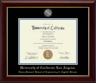 University of California Los Angeles diploma frame - Masterpiece Medallion Diploma Frame in Gallery