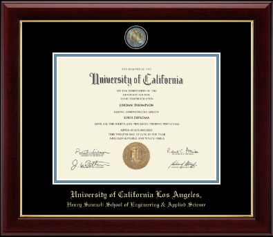 University of California Los Angeles diploma frame - Masterpiece Medallion Diploma Frame in Gallery