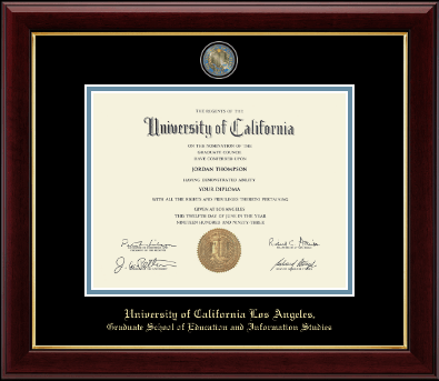 University of California Los Angeles diploma frame - Masterpiece Medallion Diploma Frame in Gallery
