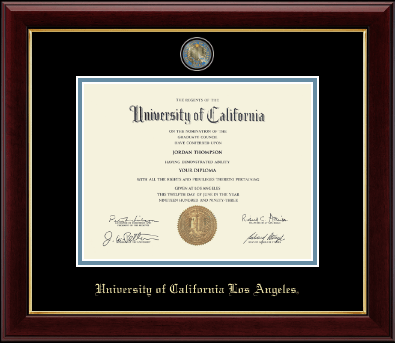University of California Los Angeles diploma frame - Masterpiece Medallion Diploma Frame in Gallery