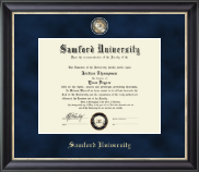 Samford University Regal Edition Diploma Frame in Noir