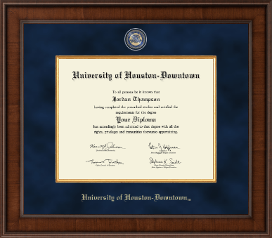 University of Houston Downtown diploma frame - Presidential Masterpiece Diploma Frame in Madison