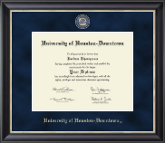 University of Houston Downtown Regal Edition Diploma Frame in Noir