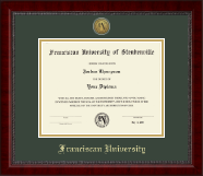 Franciscan University of Steubenville diploma frame - Gold Engraved Medallion Diploma Frame in Sutton