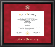 Seattle University diploma frame - Regal Diploma Frame in Midnight