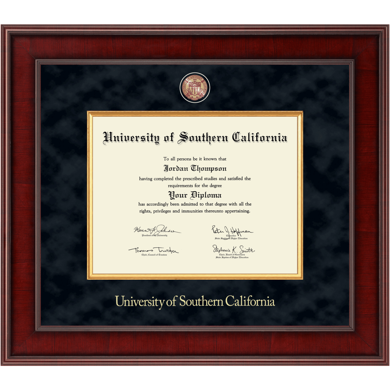 USC Diploma Frames & Degree Frames Church Hill Classics