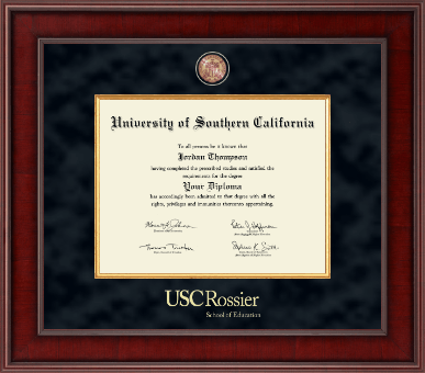 University of Southern California diploma frame - Presidential Masterpiece Diploma Frame in Jefferson