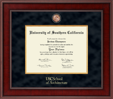 University of Southern California diploma frame - Presidential Masterpiece Diploma Frame in Jefferson