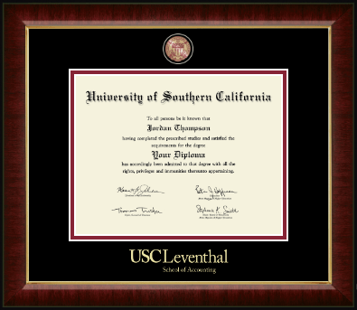 University of Southern California diploma frame - Masterpiece Medallion Diploma Frame in Murano