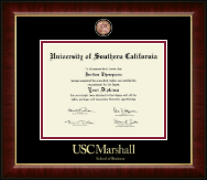 University of Southern California diploma frame - Masterpiece Medallion Diploma Frame in Murano