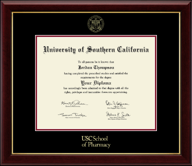 University of Southern California diploma frame - Gold Embossed Diploma Frame in Gallery