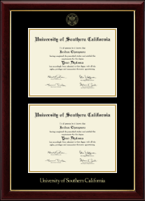 Double Diploma Frame