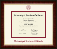University of Southern California Dimensions Diploma Frame in Murano