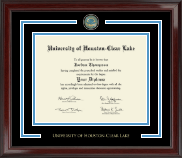 University of Houston-Clear Lake Showcase Edition Diploma Frame in Encore