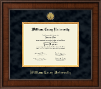 William Carey University Presidential Gold Engraved Diploma Frame in Madison