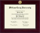 William Carey University Century Gold Engraved Diploma Frame in Cordova
